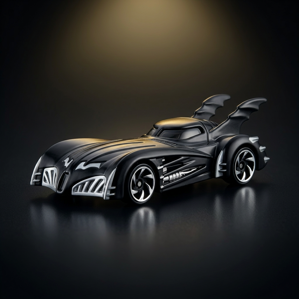 Batman & Robin Batmobile die-cast model
