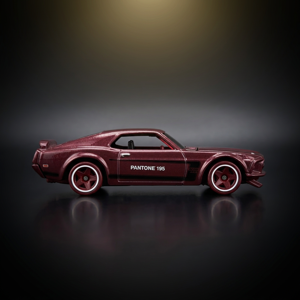 '69 Ford Mustang Boss 302 die-cast model