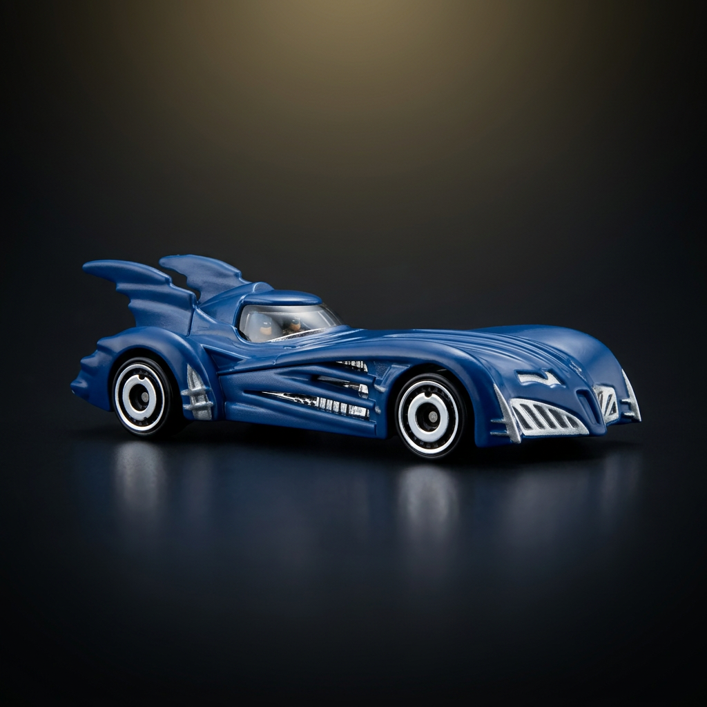 Batman & Robin Batmobile die-cast model