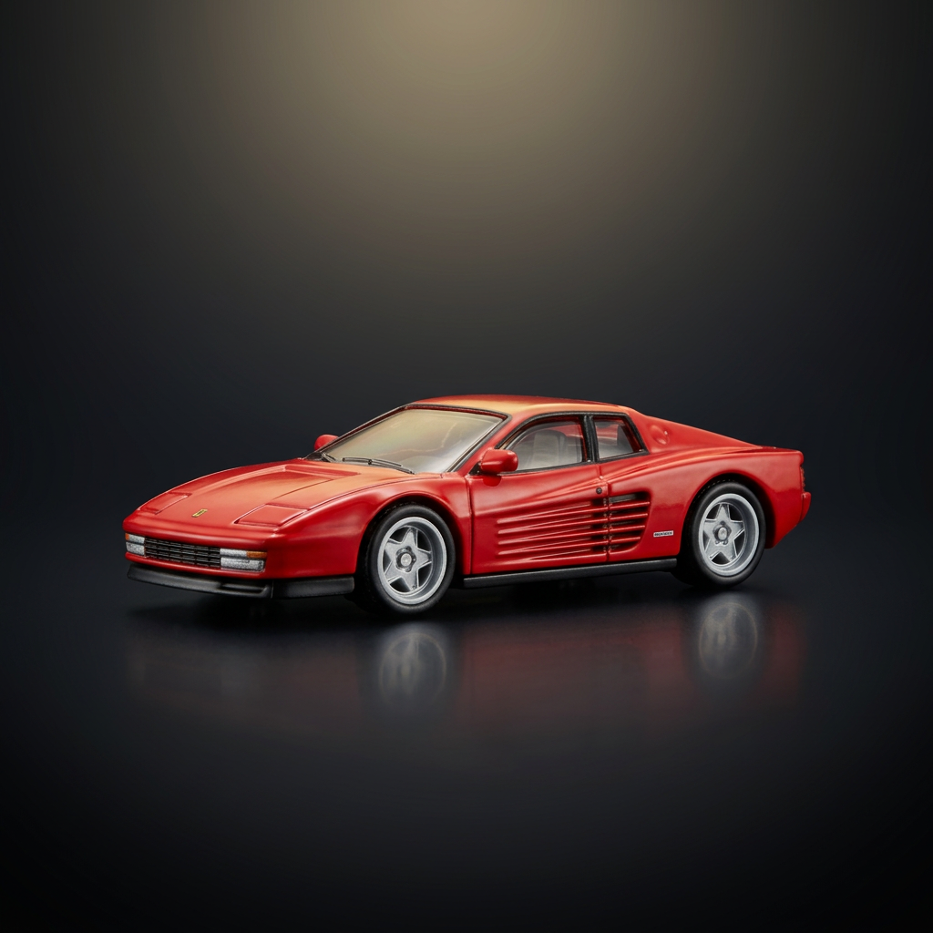 Ferrari Testarossa die-cast model