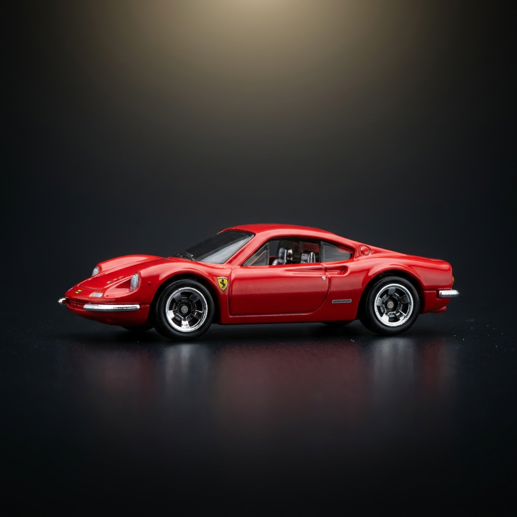 Ferrari Dino 206 GT die-cast model
