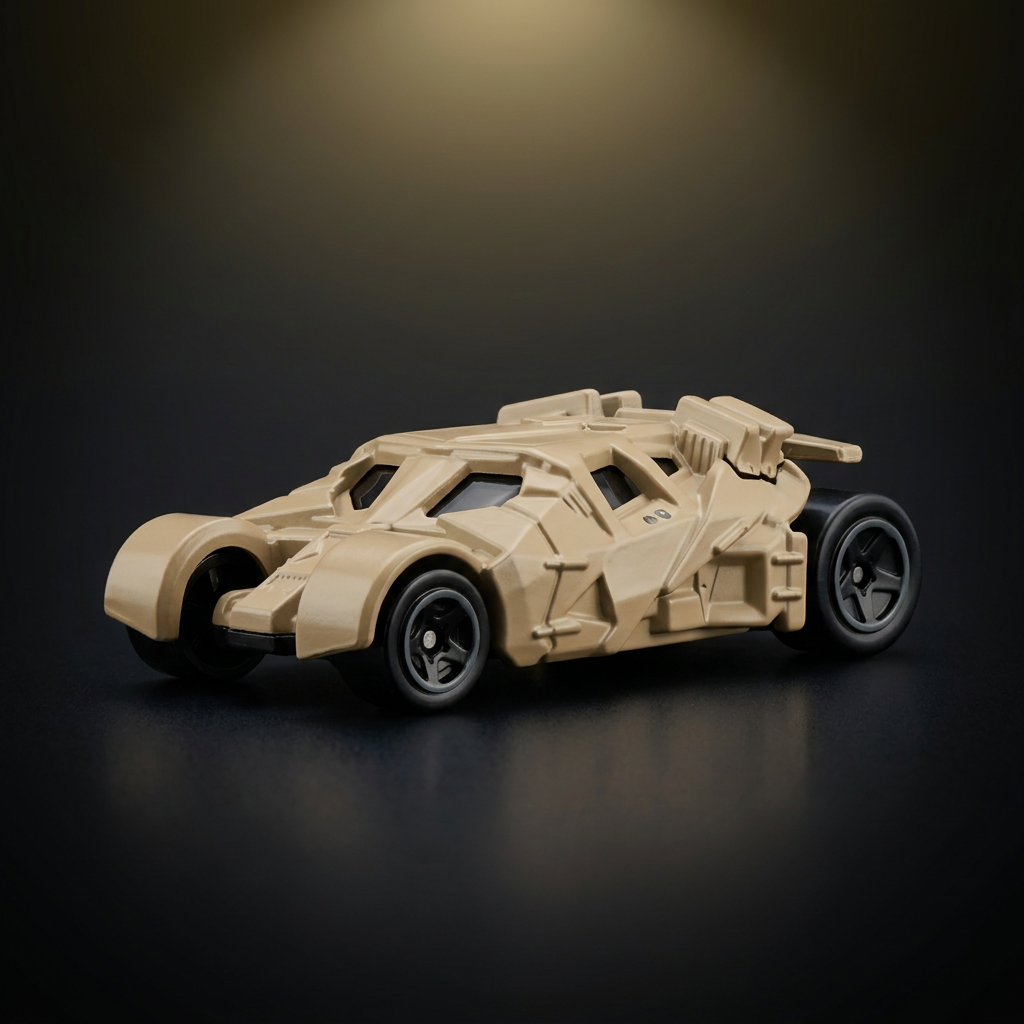 The Dark Knight Batmobile die-cast model