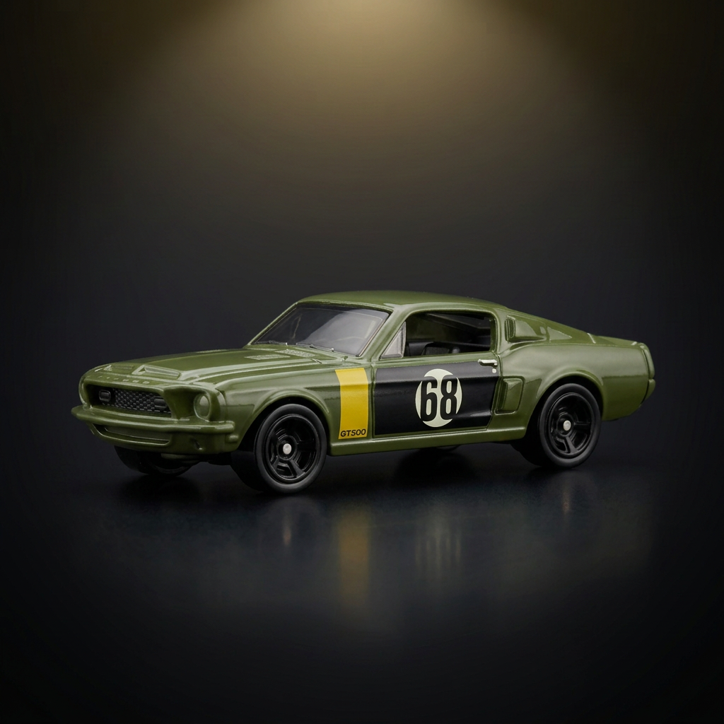 '68 SHELBY GT500 die-cast model