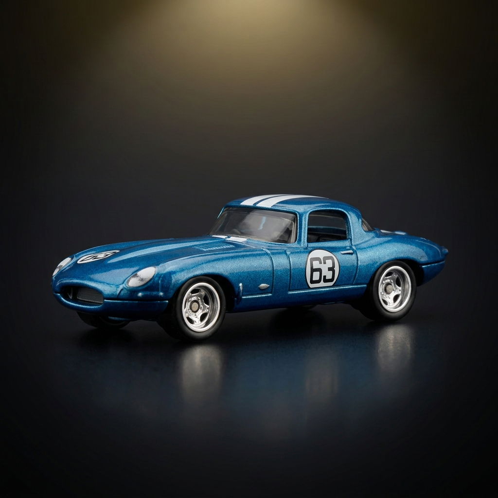 Jaguar Lightweight E-Type die-cast model